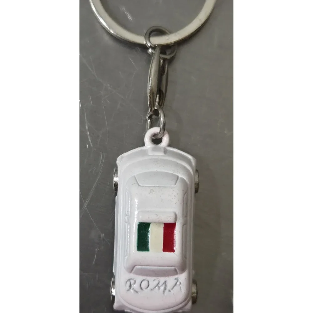 Lot Of 5 European‎ Key Rings/purse Charms London Italy Paris
